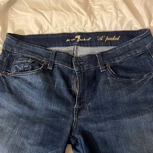 Vintage 7 for Mankind denim dark wash Jeans